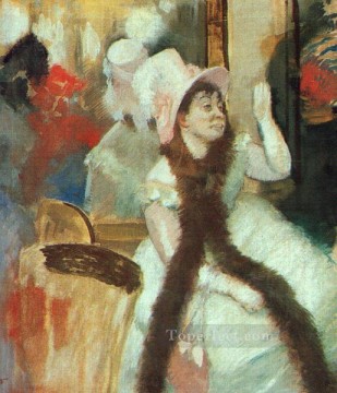  impresionismo Pintura Art%C3%ADstica - Retrato después de un baile de disfraces Retrato de Madame DietzMonnin bailarina de ballet impresionista Edgar Degas